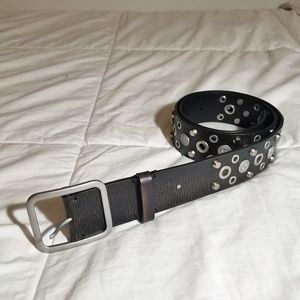 All Saints- Studded Leather Belt